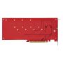 StarTech.com QUAD-M2-PCIE-CARD-B interfacekaart/-adapter Intern M.2 (QUAD-M2-PCIE-CARD-B) thumbnail