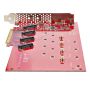 StarTech.com QUAD-M2-PCIE-CARD-B interfacekaart/-adapter Intern M.2 (QUAD-M2-PCIE-CARD-B) thumbnail