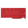StarTech.com QUAD-M2-PCIE-CARD-B interfacekaart/-adapter Intern M.2 (QUAD-M2-PCIE-CARD-B) thumbnail