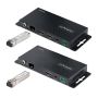 StarTech.com 4K HDMI over Fiber Extender Kit, 4K 60Hz tot 1km (Single Mode) of 300m (Multimode) LC Fiber Optic, HDR, HDCP, 3.5mm Audio/RS232/IR Extender, Transmitter & Receiver Kit, HDMI Rx/Tx (ST121HD20FXA2) thumbnail