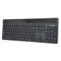 Targus Sustainable Energy Harvesting EcoSmart toetsenbord Bluetooth QWERTY Scandinavisch Zwart (AKB868NO) thumbnail