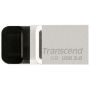 Transcend JetFlash 880 OTG 32GB USB flash drive USB Type-A / Micro-USB 3.2 Gen 1 (3.1 Gen 1) Zwart, Zilver (TS32GJF880S) thumbnail