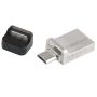 Transcend JetFlash 880 OTG 32GB USB flash drive USB Type-A / Micro-USB 3.2 Gen 1 (3.1 Gen 1) Zwart, Zilver (TS32GJF880S) thumbnail