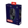 Trust GXT 109 Felox Gaming Muis - Verlichte gamingmuis – 6 programmeerbare knoppen – 6400 DPI – Zwart (25036) thumbnail