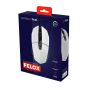 Trust GXT 109W Felox Gaming Muis - Bedrade gamingmuis – 6 programmeerbare knoppen – 6400 DPI – Wit (25066) thumbnail