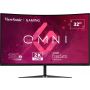 Viewsonic VX Series VX3218C-2K computer monitor 81,3 cm (32") 2560 x 1440 Pixels Quad HD LED Zwart (VX3218C-2K) thumbnail