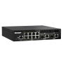 QNAP QSW-M2108R-2C netwerk-switch Managed L2 2.5G Ethernet (100/1000/2500) Power over Ethernet (PoE) Zwart (QSW-M2108R-2C) thumbnail