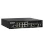 QNAP QSW-M2108R-2C netwerk-switch Managed L2 2.5G Ethernet (100/1000/2500) Power over Ethernet (PoE) Zwart (QSW-M2108R-2C) thumbnail