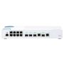 QNAP QSW-M408-2C netwerk-switch Managed L2 10G Ethernet (100/1000/10000) Wit (QSW-M408-2C) thumbnail