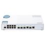 QNAP QSW-M408-2C netwerk-switch Managed L2 10G Ethernet (100/1000/10000) Wit (QSW-M408-2C) thumbnail