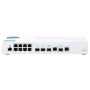 QNAP QSW-M408-2C netwerk-switch Managed L2 10G Ethernet (100/1000/10000) Wit (QSW-M408-2C) thumbnail