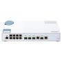 QNAP QSW-M408-2C netwerk-switch Managed L2 10G Ethernet (100/1000/10000) Wit (QSW-M408-2C) thumbnail