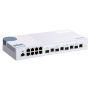 QNAP QSW-M408-4C netwerk-switch Managed L2 Gigabit Ethernet (10/100/1000) Wit (QSW-M408-4C) thumbnail