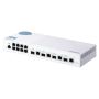 QNAP QSW-M408-4C netwerk-switch Managed L2 Gigabit Ethernet (10/100/1000) Wit (QSW-M408-4C) thumbnail