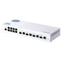 QNAP QSW-M408-4C netwerk-switch Managed L2 Gigabit Ethernet (10/100/1000) Wit (QSW-M408-4C) thumbnail