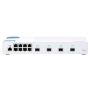 QNAP QSW-M408S netwerk-switch Managed L2 Gigabit Ethernet (10/100/1000) Wit (QSW-M408S) thumbnail