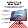 HP OMEN by HP 27k computer monitor 68,6 cm (27") 3840 x 2160 Pixels 4K Ultra HD LCD Zwart (780G8AA#ABB) thumbnail
