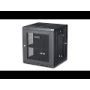StarTech.com 4 Post 12U Wandmonteerbare Netwerkkast met 1U Schap, 19" Scharnierende Patchkast voor Data/AV/Electronica/Computer Apparatuur, Veelzijdig Geventileerd Server Rack, Vergrendelbaar (RK12WALHM) thumbnail