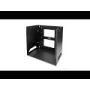 StarTech.com 2 Post 8U Open Frame Wandmonteerbare Server rack met Ingebouwd Schap, Verstelbare Diepte, Netwerk rack voor Data/AV/Electronica/Computer Apparatuur, Compacte Server Rack, TAA Compliant thumbnail