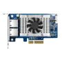 QNAP QXG-10G2T-X710 netwerkkaart Intern Ethernet 1000 Mbit/s (QXG-10G2T-X710) thumbnail