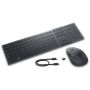 DELL KM900 toetsenbord Inclusief muis RF-draadloos + Bluetooth QWERTY US International Grafiet (KM900-GR-INT) thumbnail