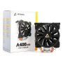 Antec A400 RGB Processor Koeler 12 cm Zwart, Koper, Metallic (0-761345-74007-4) thumbnail