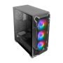 Antec DF600 Flux Midi Tower Zwart (0-761345-80060-0) thumbnail