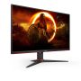AOC G2 24G2ZE/BK LED display 60,5 cm (23.8") 1920 x 1080 Pixels Full HD Zwart, Rood (24G2ZE/BK) thumbnail