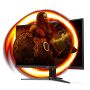 AOC G2 C24G2AE/BK computer monitor 59,9 cm (23.6") 1920 x 1080 Pixels Full HD LED Zwart, Rood (C24G2AE/BK) thumbnail