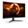 AOC G2 C32G2ZE/BK computer monitor 80 cm (31.5") 1920 x 1080 Pixels Full HD LED Zwart, Rood (C32G2ZE/BK) thumbnail