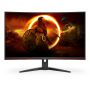 AOC G2 C32G2ZE/BK computer monitor 80 cm (31.5") 1920 x 1080 Pixels Full HD LED Zwart, Rood (C32G2ZE/BK) thumbnail