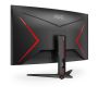 AOC G2 C32G2ZE/BK computer monitor 80 cm (31.5") 1920 x 1080 Pixels Full HD LED Zwart, Rood (C32G2ZE/BK) thumbnail