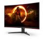 AOC G2 C32G2ZE/BK computer monitor 80 cm (31.5") 1920 x 1080 Pixels Full HD LED Zwart, Rood (C32G2ZE/BK) thumbnail