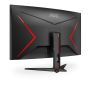 AOC G2 C32G2ZE/BK computer monitor 80 cm (31.5") 1920 x 1080 Pixels Full HD LED Zwart, Rood (C32G2ZE/BK) thumbnail