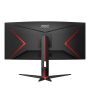 AOC G2 CU34G2X/BK computer monitor 86,4 cm (34") 3440 x 1440 Pixels Quad HD LED Zwart, Rood (CU34G2X/BK) thumbnail