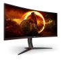 AOC G2 CU34G2X/BK computer monitor 86,4 cm (34") 3440 x 1440 Pixels Quad HD LED Zwart, Rood (CU34G2X/BK) thumbnail