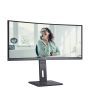 AOC CU34P3CV computer monitor 86,4 cm (34") 3440 x 1440 Pixels UltraWide Quad HD LED Zwart (CU34P3CV) thumbnail