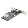 StarTech.com 2-Port 2.5Gbps NBASE-T PCIe Netwerkkaart, Intel I225-V, Dual-Port Computer Ethernet Adapter, Multi-Gigabit NIC, PCI Express Server LAN Kaart, Desktop Ethernet Interface (PR22GI-NETWORK-CARD) thumbnail