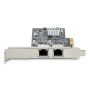 StarTech.com 2-Port 2.5Gbps NBASE-T PCIe Netwerkkaart, Intel I225-V, Dual-Port Computer Ethernet Adapter, Multi-Gigabit NIC, PCI Express Server LAN Kaart, Desktop Ethernet Interface (PR22GI-NETWORK-CARD) thumbnail