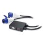 APC In-line stroommeter, 32A, 230V, IEC309-32A, 2P+G (AP7155B) thumbnail