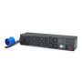 APC Rack PDU, Metered, 0U/2U, 32A, 230V, (12x) C13 & (4x) C19, IEC 309 32A stekker (AP7822B) thumbnail