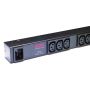 APC Rack PDU, Basic, ZeroU, 16A, 230V, (15x) C13, C20 stekker (AP9572) thumbnail