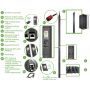 APC Rack PDU APDU9981EU3, Switched, 0U, 16A, 400V, (21x) C13 & (3x) C19, IEC 309 16A 3Fase stekker (APDU9981EU3) thumbnail