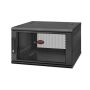 APC NetShelter WX AR106SH6, 6U/HE, 19inch Wandpatchkast, Geschikt voor muurbevestiging, Gemonteerd, 600mm diep (AR106SH6) thumbnail