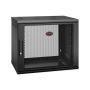 APC NetShelter WX AR109SH4 - 9U/HE,19inch patchkast, Wandmontage, Voorgemonteerd, 400MM diep (AR109SH4) thumbnail
