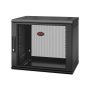 APC NetShelter WX AR109SH4 - 9U/HE,19inch patchkast, Wandmontage, Voorgemonteerd, 400MM diep (AR109SH4) thumbnail