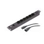 APC Easy PDU EPDU1010B-SCH, Basic, 1U, 10A, 230V, (6x)Schuko & (1x)C13, C14 stekker (EPDU1010B-SCH) thumbnail