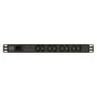 APC Easy PDU EPDU1016B, Basic, 1U, 16A, 230V, (8x)C13, C20 stekker (EPDU1016B) thumbnail