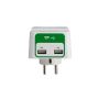 APC PM1WU2-GR Tussenstekker met overspanningsbeveiliging 3680W 1x stopcontact + 2x USB (PM1WU2-GR) thumbnail
