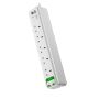 APC SurgeArrest Wit 5 AC-uitgang(en) 230 V 1,83 m (PM5U-UK) thumbnail